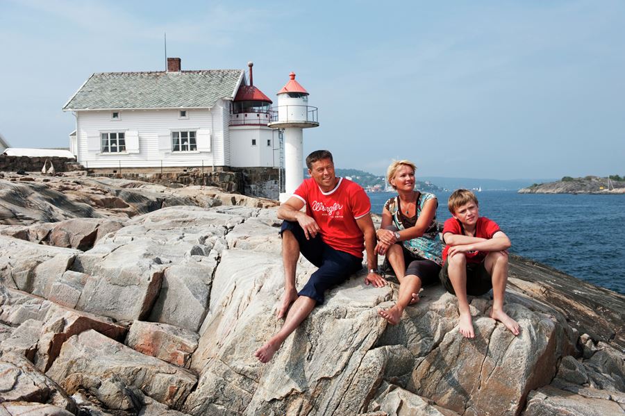 Summer by the sea in Norway
