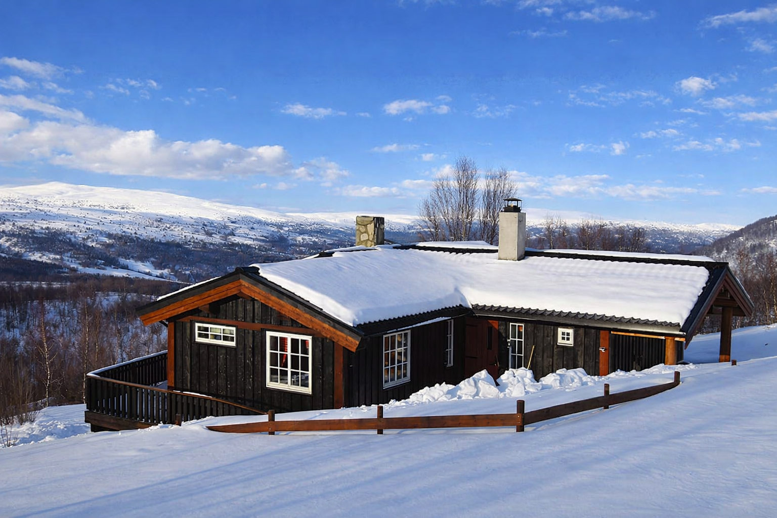 Svartlihyta AI Blå Himmel